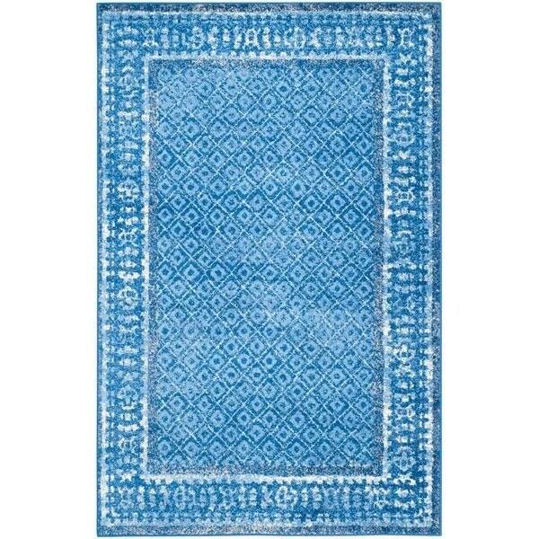 Safavieh Adirondack Power Loomed Rectangle Rug, Light Blue - Dark Blue, 6 X 9 Ft. ADR110F-6 - main